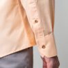 camisa naranja estructura oxford liso marca business casual slim 147708 NARANJA 4