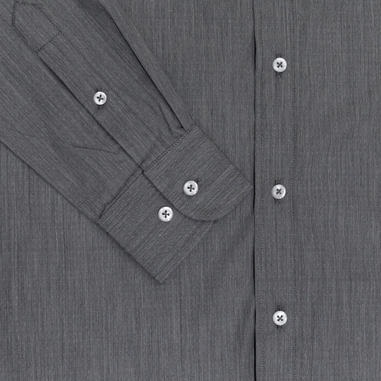 camisa negra estructura plana marca emporium slim 141003 NEGRO 4