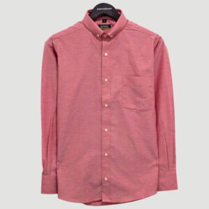 camisa rojo estructura labrada marca business casual slim 138380 197193 1