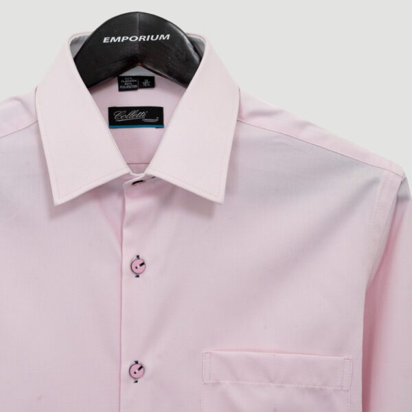 camisa rosada estructura labrada marca colletti cl sico 148782 261044 2