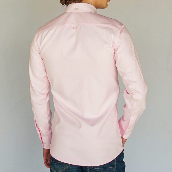 camisa rosado diseno plano marca business casual slim 127426 220191 4