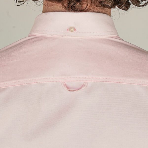 camisa rosado diseno plano marca business casual slim 127426 ROSADO 3