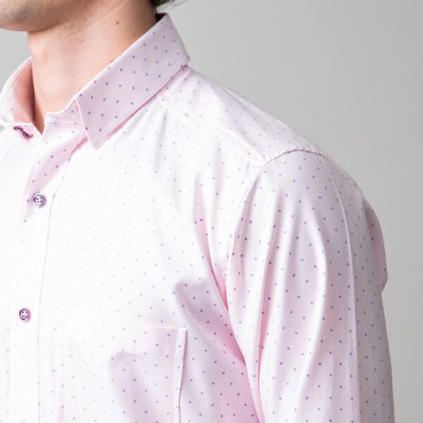camisa rosado estructura puntos marca business casual slim 147700 249633 2