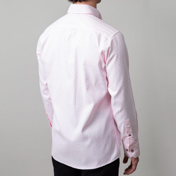 camisa rosado estructura puntos marca business casual slim 147700 249633 3