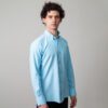 camisa tuquesa estructura oxford liso marca business casual slim 147720 TUQUESA 1