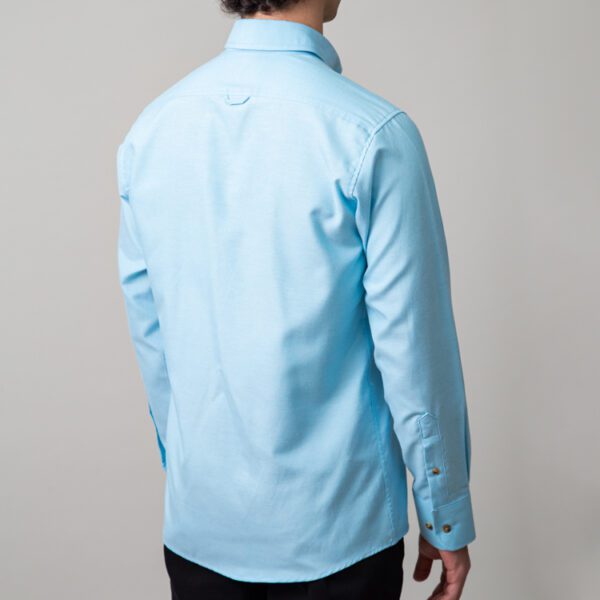camisa tuquesa estructura oxford liso marca business casual slim 147720 TUQUESA 3
