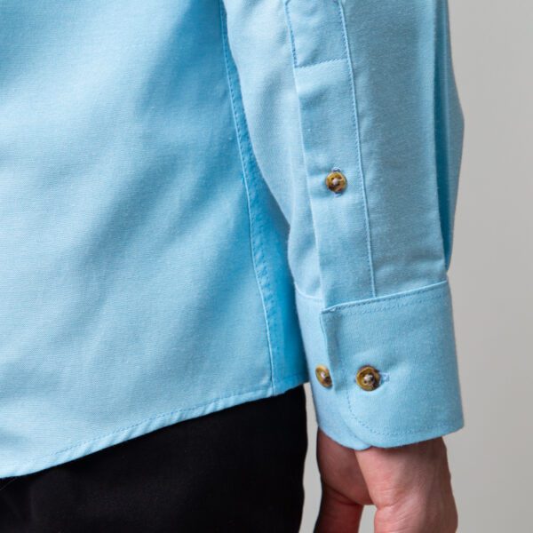 camisa tuquesa estructura oxford liso marca business casual slim 147720 TUQUESA 4