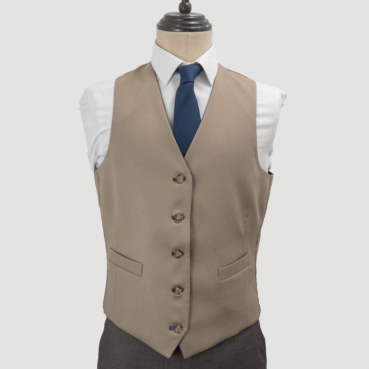 chaleco beige reversible azul estructura labrada marca emporium slim 159602 AZUBEIG 1