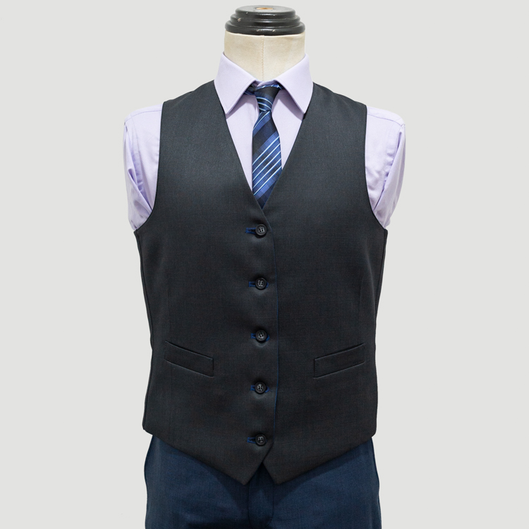 chaleco reversible azul diseno plano marca emporium slim 136349 AZUL 2
