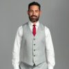 chaleco reversible gris y azul estructura labrada marca emporium slim 155048 GRIAZUL 1