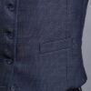 chaleco reversible negro y azul estructura labrada marca emporium cl sico 152741 NEGAZUL 4