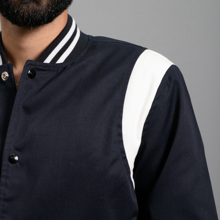 chumpa azul estilo retro marca monkey jackets slim 145185 AZUL 3
