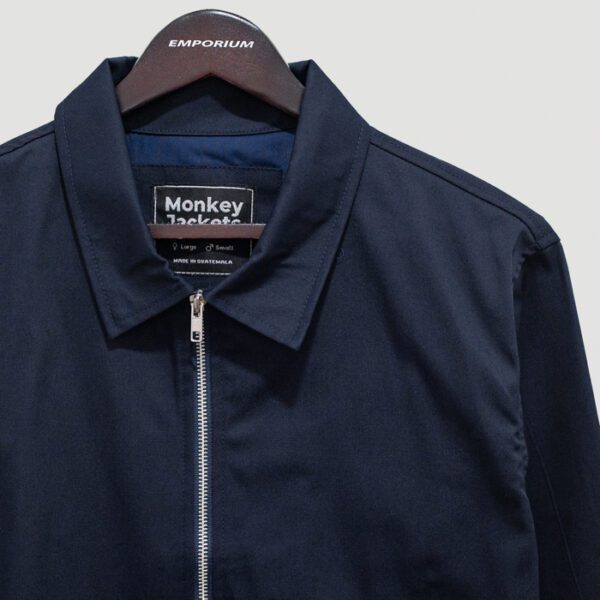 chumpa azul estilo universitario marca monkey jackets slim 145189 224717 3