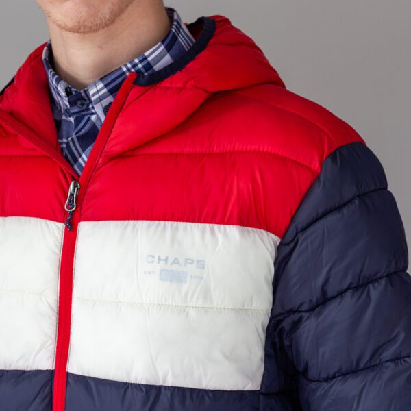 chumpa azul estructura plana marca chaps slim 144335 AZUL 3