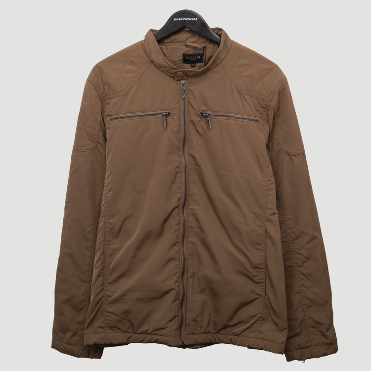 chumpa khaki estructura plana marca fariani slim 157979 364845