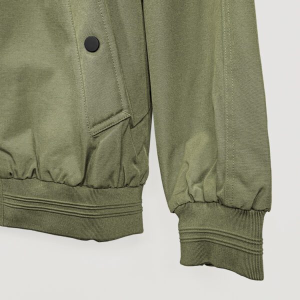 chumpa verde estructura plana marca carven slim 155841 VERDE 3