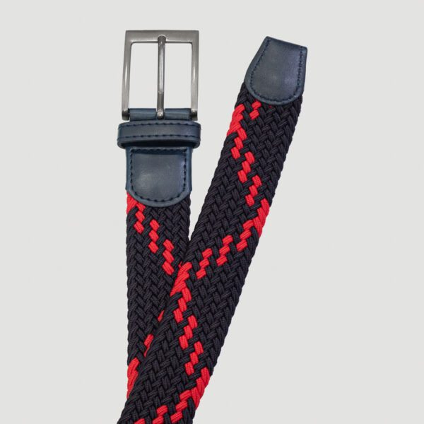 cicho azul y rojo diseno trenzado marca buckle cl sico 147447 AZUROJ 1