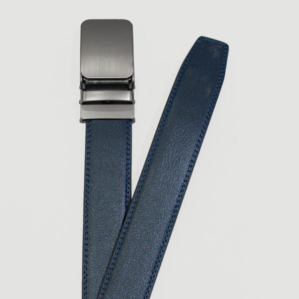 cincho azul estilo texturizado marca buckle cl sico 143686 AZUL 1
