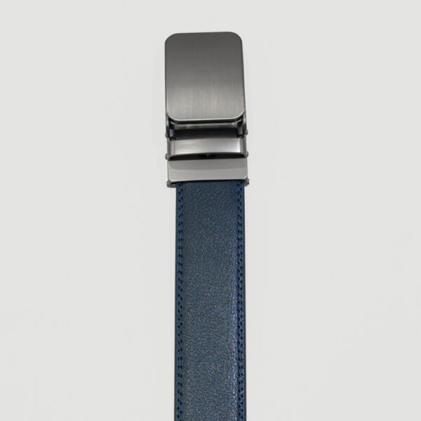 cincho azul estilo texturizado marca buckle cl sico 143686 AZUL 2