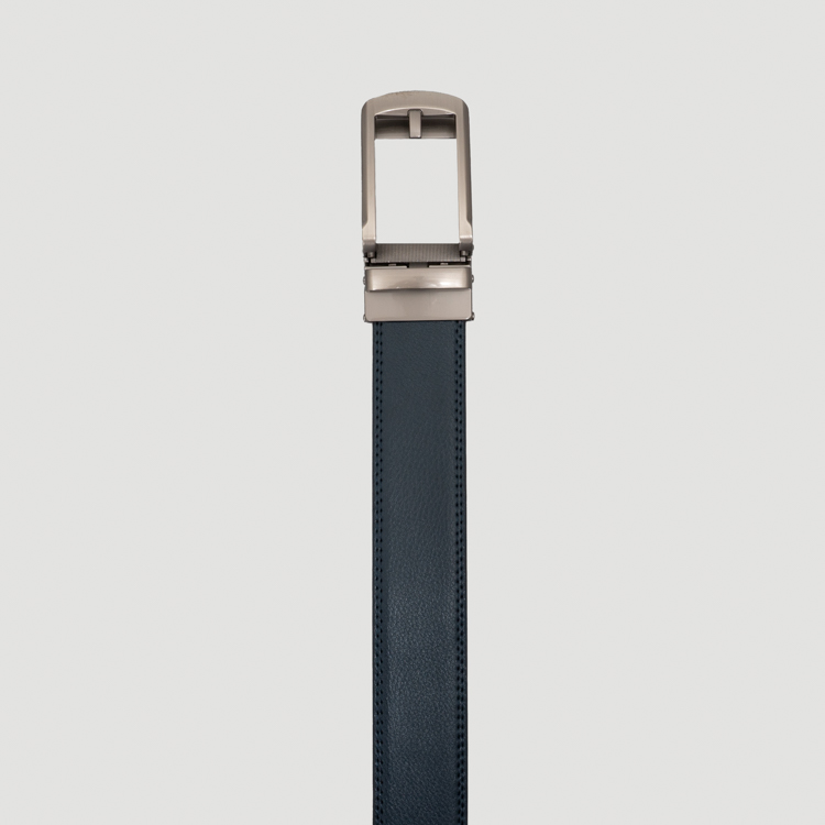 cincho azul estructura labrada marca buckle cl sico 150167 AZUL 1