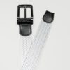 cincho blanco diseno trenzado marca buckle cl sico 154156 BLANCO 1