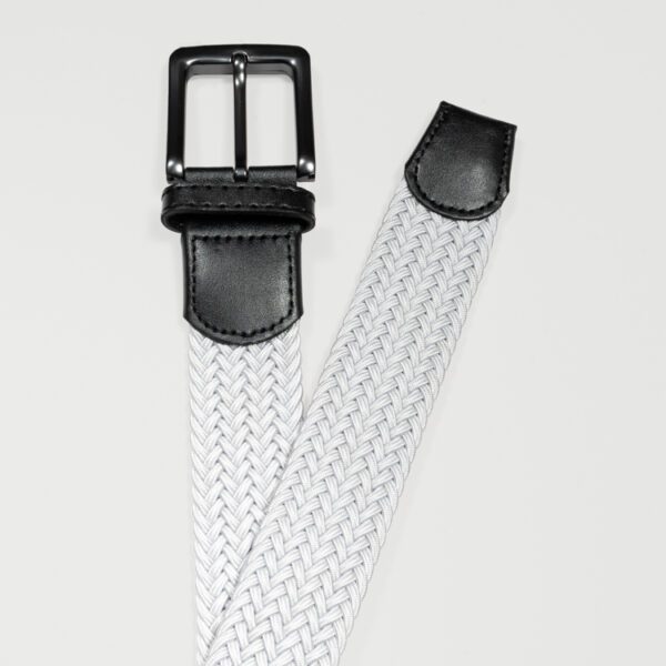 cincho blanco diseno trenzado marca buckle cl sico 154156 BLANCO 1