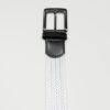 cincho blanco diseno trenzado marca buckle cl sico 154156 BLANCO 2