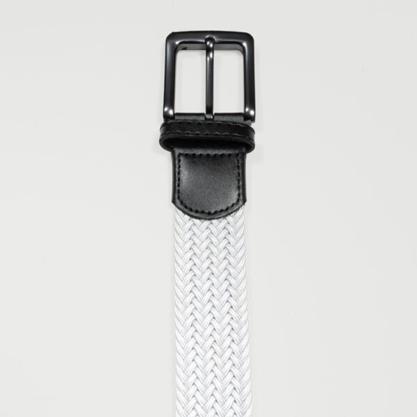 cincho blanco diseno trenzado marca buckle cl sico 154156 BLANCO 2