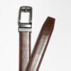 cincho caf diseno liso hebilla met lica marca buckle cl sico 149826 CAFE 1