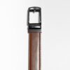 cincho caf diseno liso hebilla met lica marca buckle cl sico 149829 CAFE 2