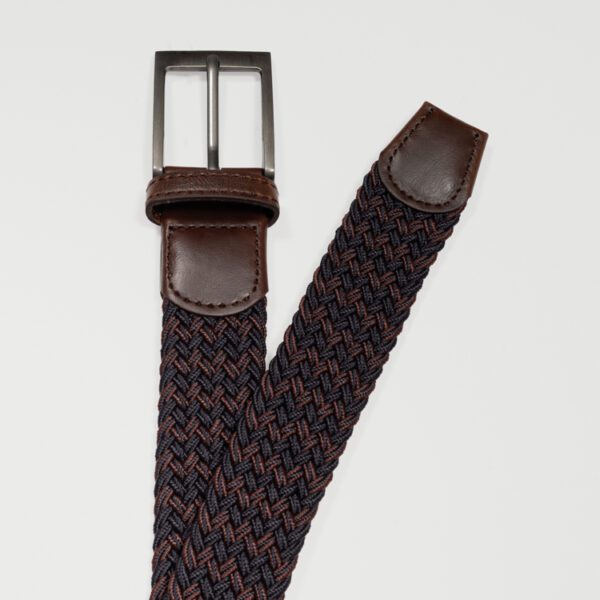 cincho caf y morado diseno trenzado marca buckle cl sico 154142 CAFMORA 1
