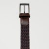 cincho caf y morado diseno trenzado marca buckle cl sico 154142 CAFMORA 2