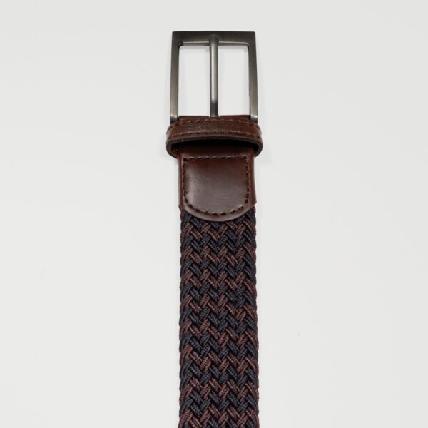 cincho caf y morado diseno trenzado marca buckle cl sico 154142 CAFMORA 2