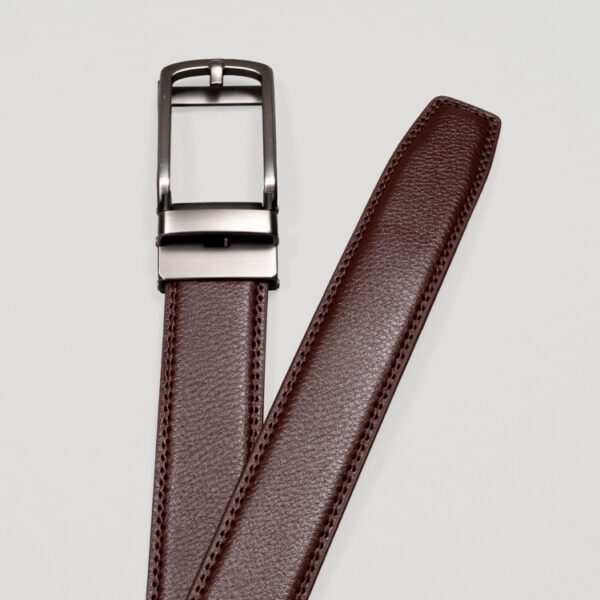 cincho de nino caf diseno texturizado marca buckle cl sico 151901 CAFE 1