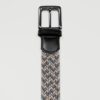 cincho gris beige y celeste diseno trenzado marca buckle cl sico 154152 GRBECE 2