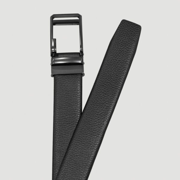 cincho negro diseno plano con hebilla metalica marca buckle cl sico 144775 NEGRO 1