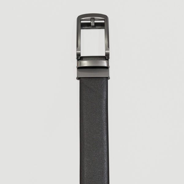 cincho negro diseno plano con hebilla metalica marca buckle cl sico 144777 NEGRO 2