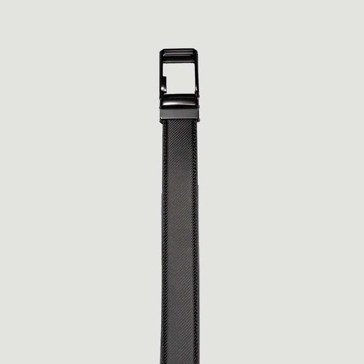 cincho negro estilo texturizado marca buckle cl sico 141966 NEGRO 1