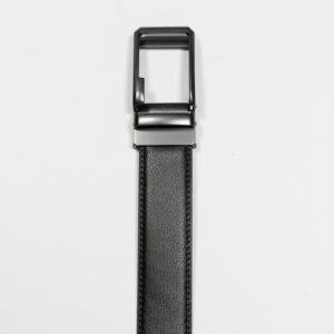cincho negro estilo texturizado marca buckle cl sico 150155 255888 1