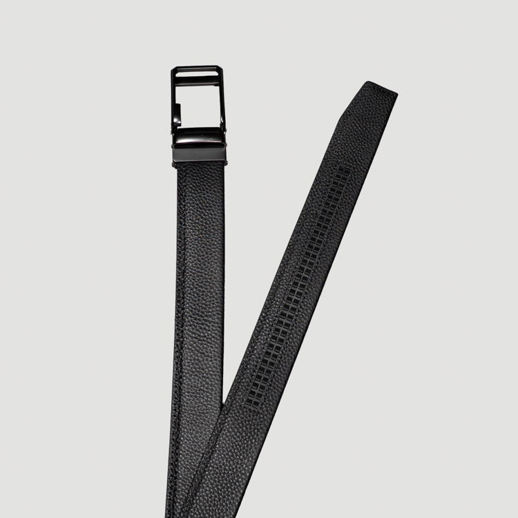 cincho negro estilo texturizado marca buckle cl sico 165387 NEGRO 2
