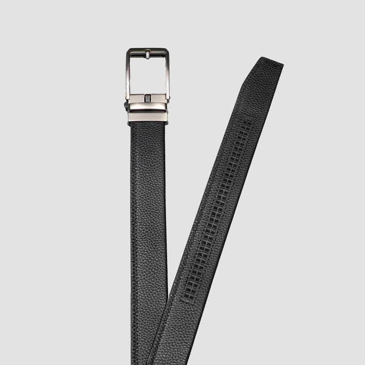 cincho negro estilo texturizado marca buckle cl sico 165388 NEGRO 2
