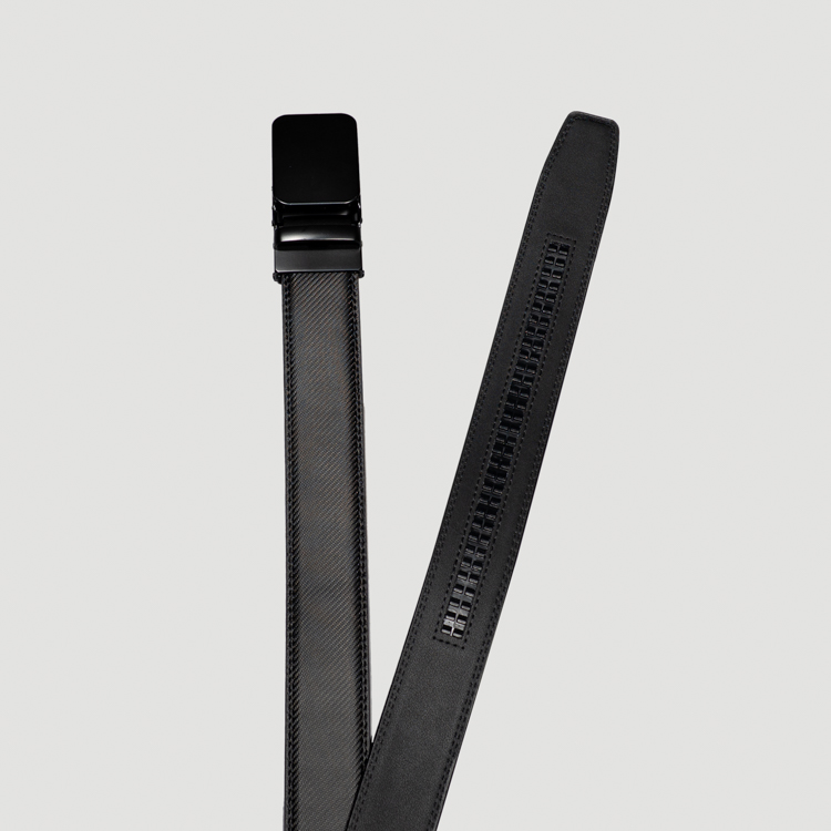 cincho negro estilo texturizado marca buckle cl sico 165390 NEGRO 2