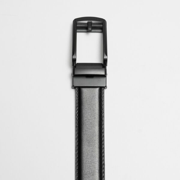 cincho negro estructura corrugada marca buckle cl sico 149235 NEGRO 1