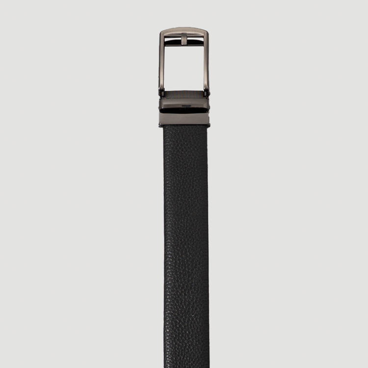 cincho negro estructura plana marca buckle cl sico 162446 NEGRO 1