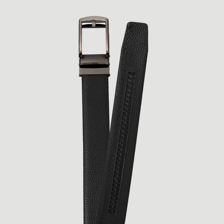 cincho negro estructura plana marca buckle cl sico 162446 NEGRO 2