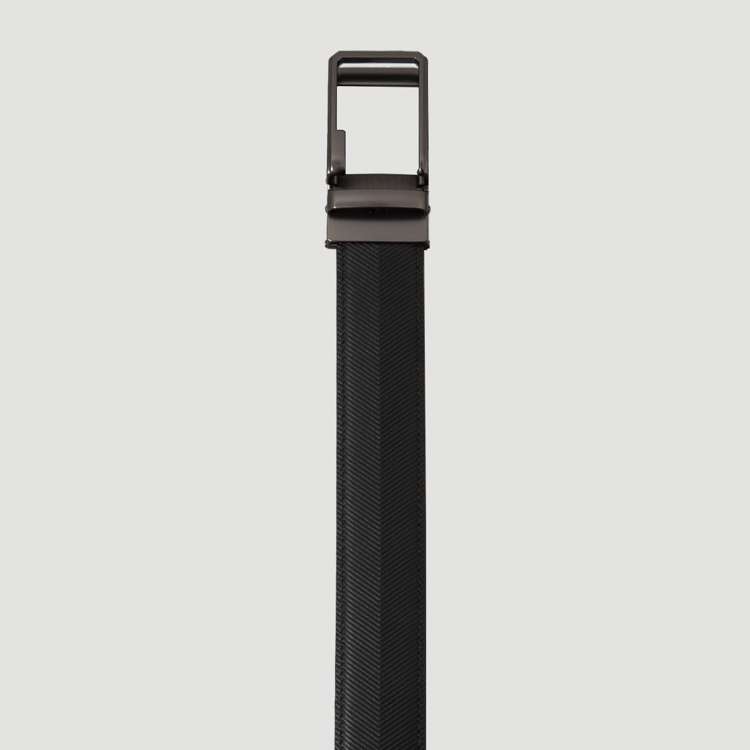 cincho negro estructura plana marca buckle cl sico 162448 NEGRO 1
