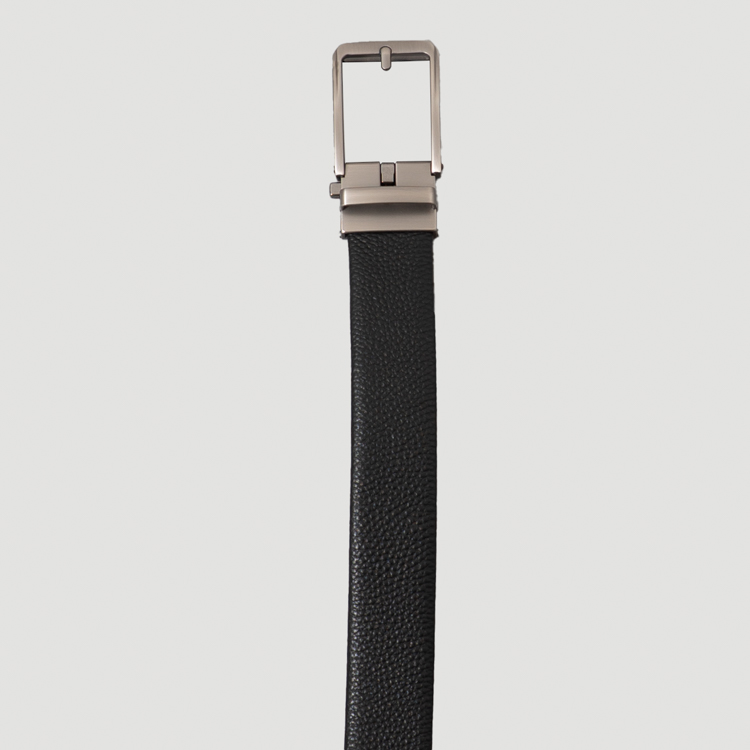 cincho negro estructura plana marca buckle cl sico 162451 NEGRO 1