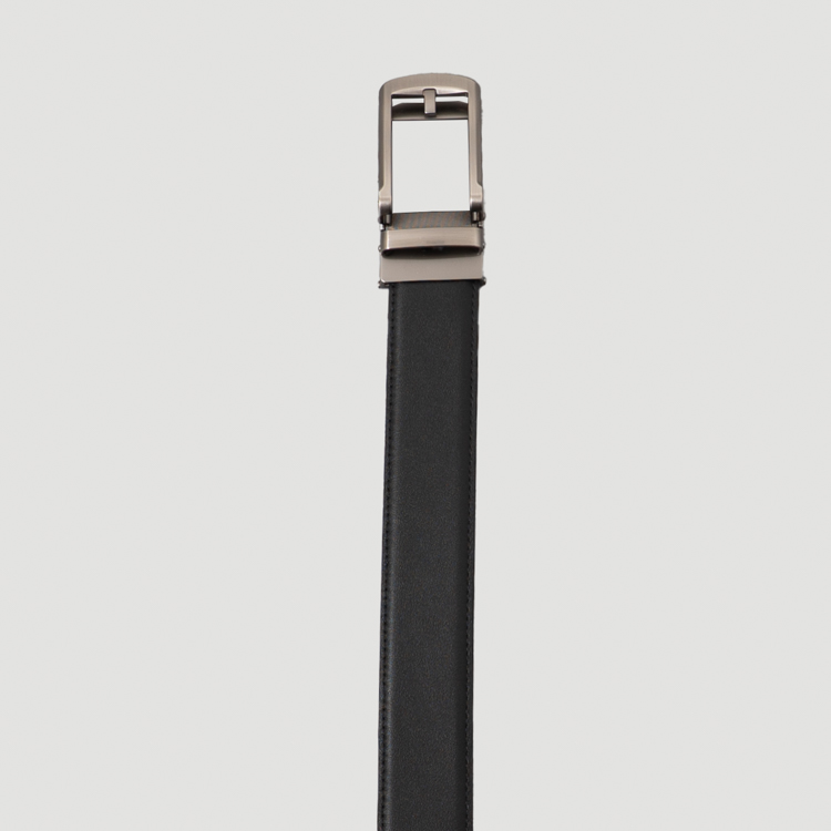 cincho negro estructura plana marca buckle cl sico 162452 NEGRO 1