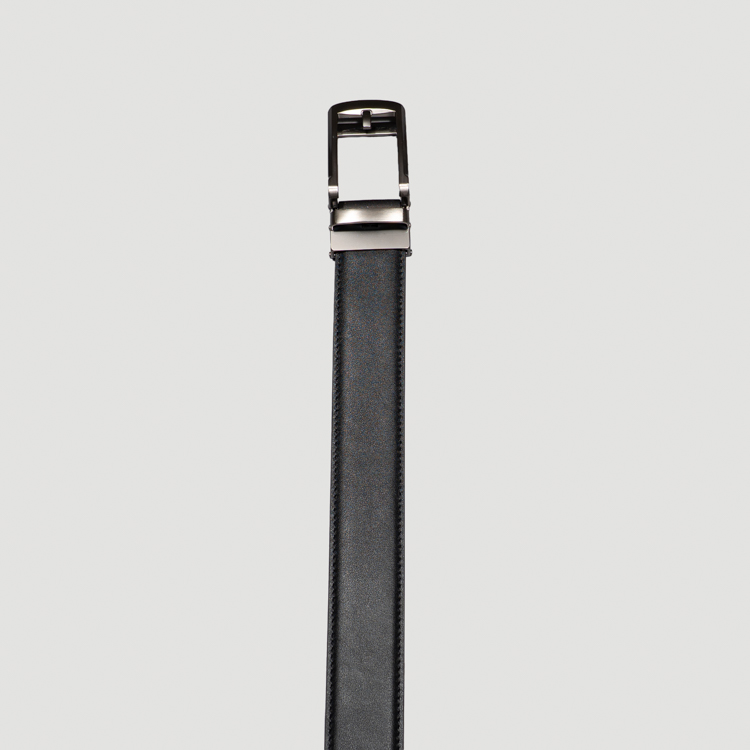 cincho negro estructura plana marca buckle cl sico 165391 NEGRO 1