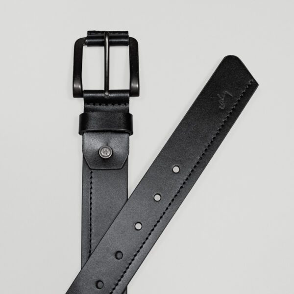 cincho negro estructura plana marca velez cl sico 152415 NEGRO 1